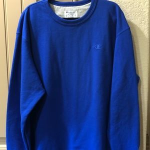 Like New Blue Champion Crewneck (XL)